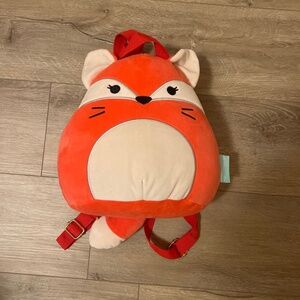 Squishmallows Fifi The Fox Plush Mini Backpack NWT